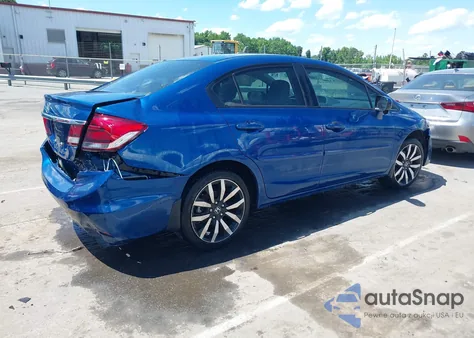 2015 Honda Civic Ex-L из США, поврежденный, VIN 2HGFB2F97FH543597